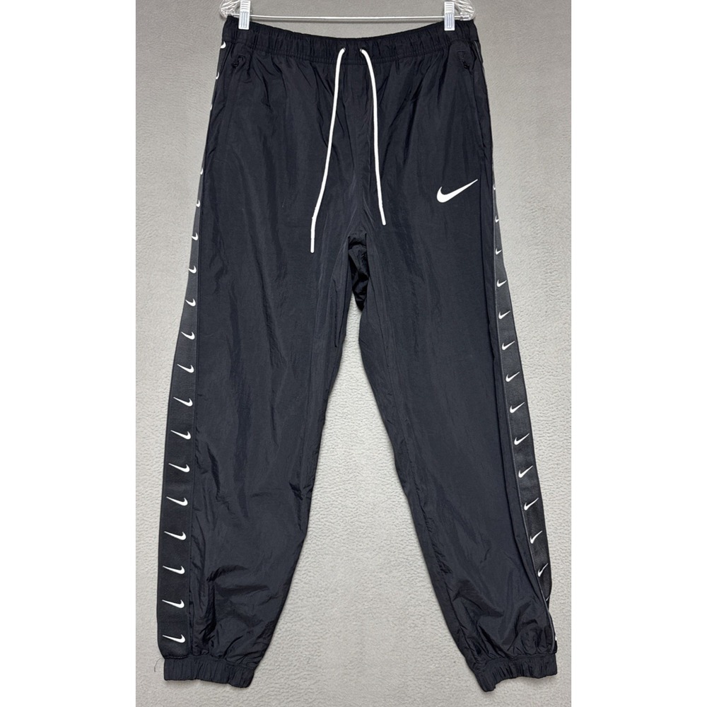 Nike Mens Swoosh Woven Jogger Track Pants Windbreaker Mesh Lined Streetwear XL